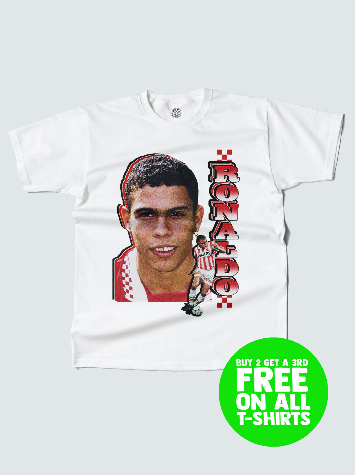 PSV RONALDO BOOTLEG TEE, XXL / PSV / White