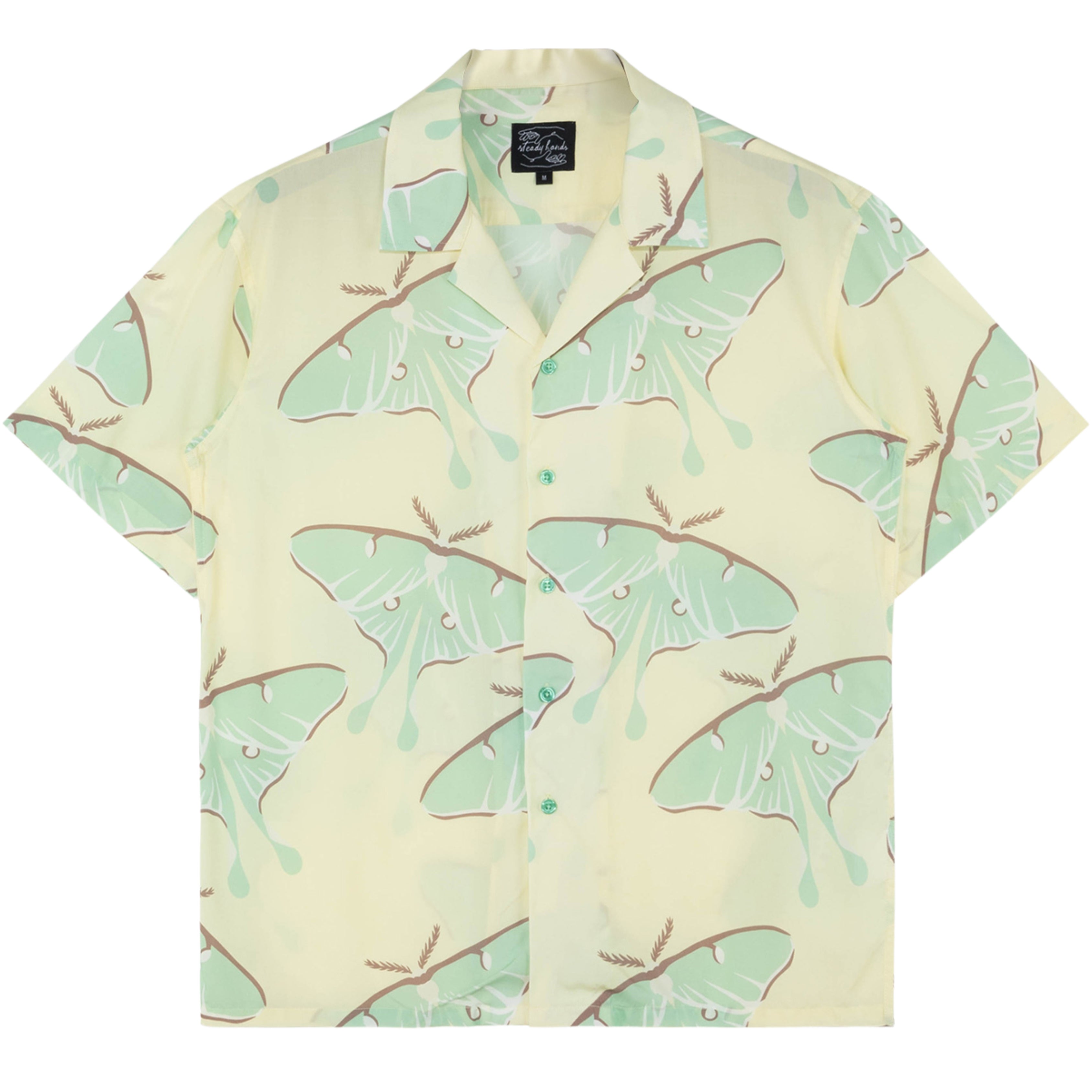 Luna Moth Button Up