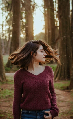 Girl in Forest