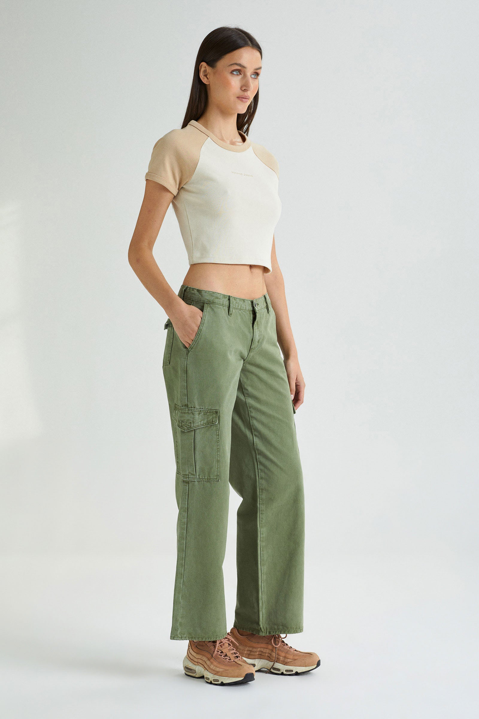Pantalon Cargo Mujer Beige - Andino Outfitters