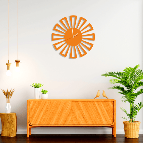 Beautiful Stylish Wood Design Analog Wall Clock at DecorGlance