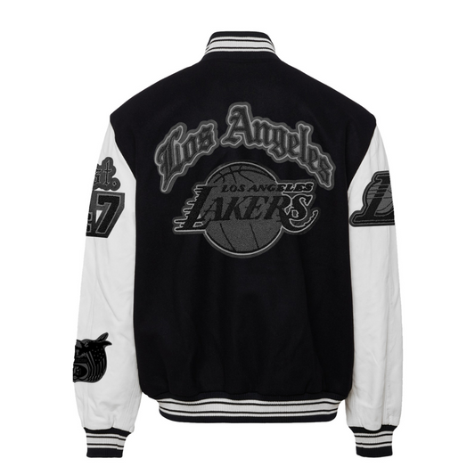 METCHA  NBA Lakers Championship leather jacket by Jeff Hamilton