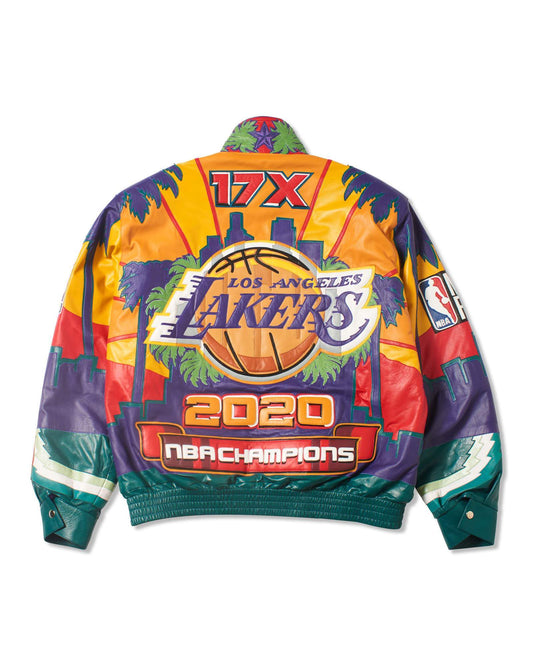 2010 Los Angeles Lakers 16 Time Leather Jacket - Maker of Jacket