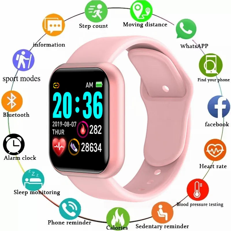 Multi-functional Fitness Smart Wrist Watch