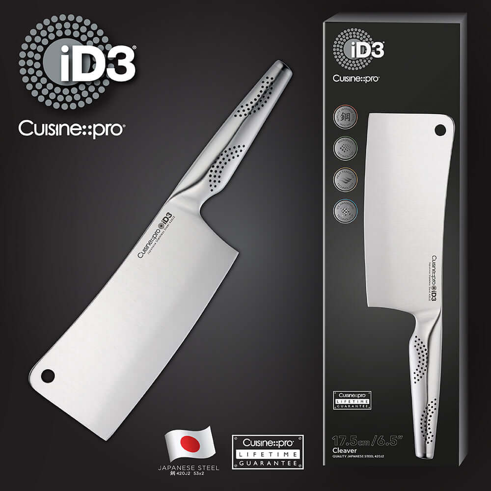 Cuisine::pro® iD3® Black Samurai™ Cleaver Knife 17cm/6.5 – Cuisine::pro®  USA