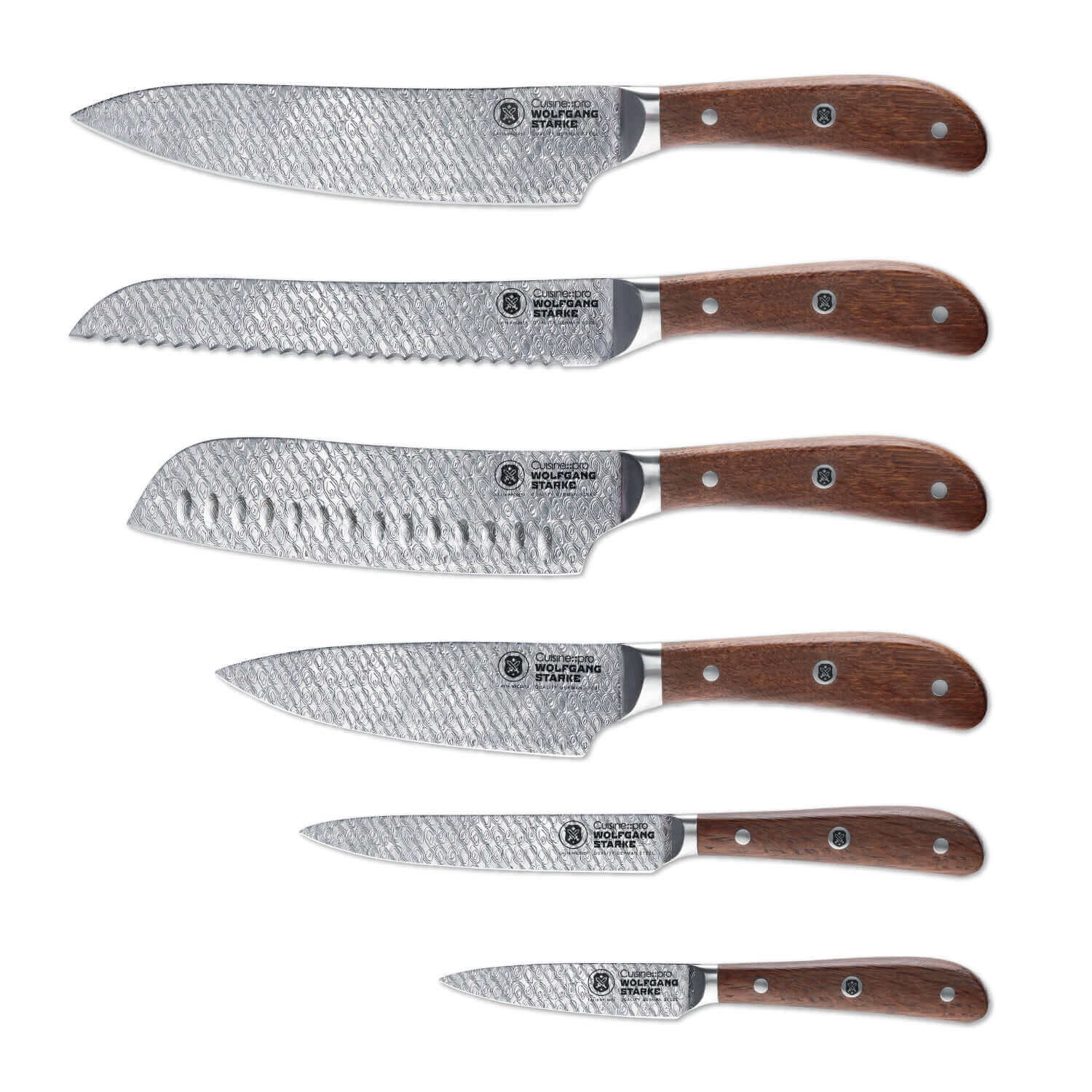 Cuisine::pro® Artisan™ Stahl 6 Piece Knife Block