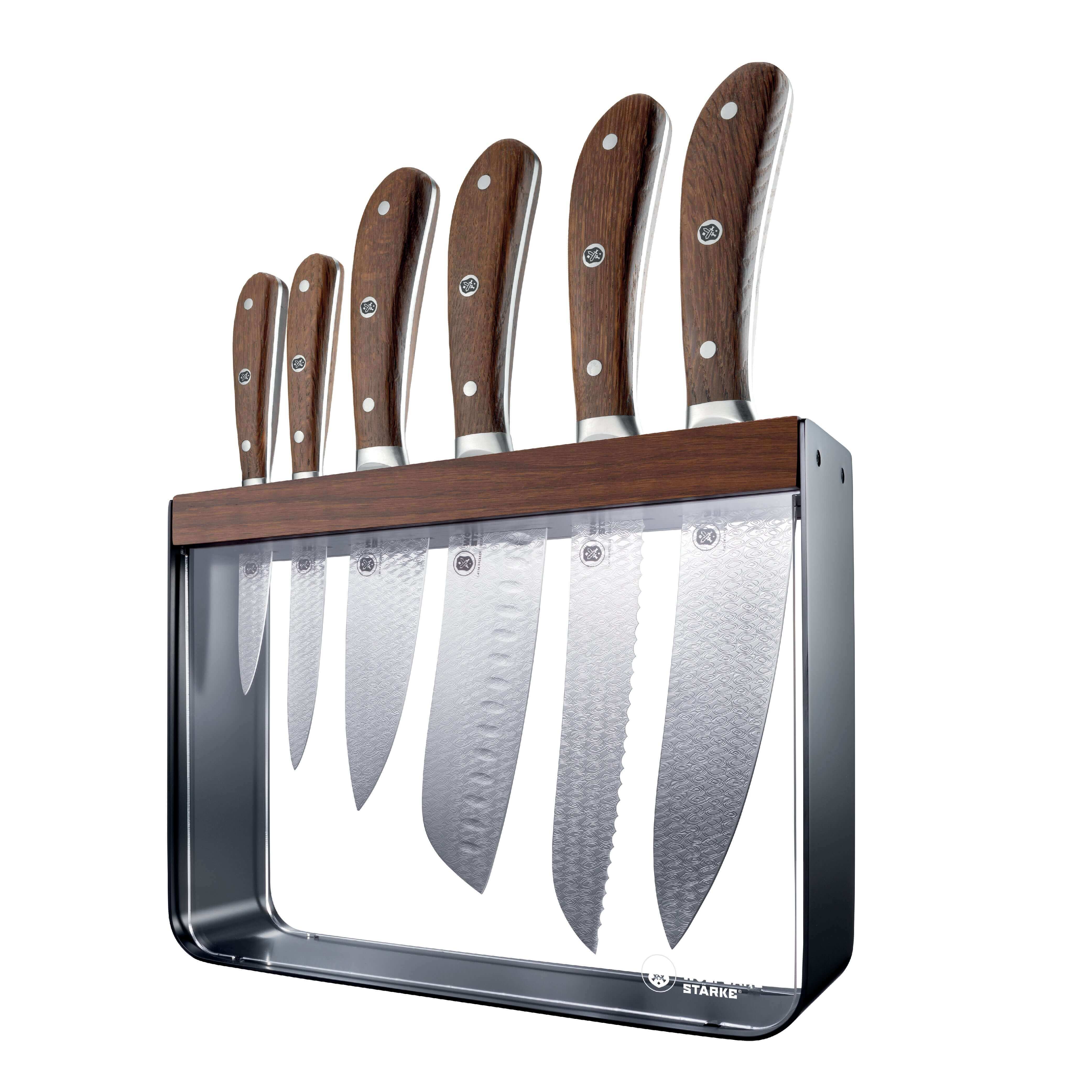 Ergo Chef Pro Series ER17 8-Piece Kitchen Knife Block Set