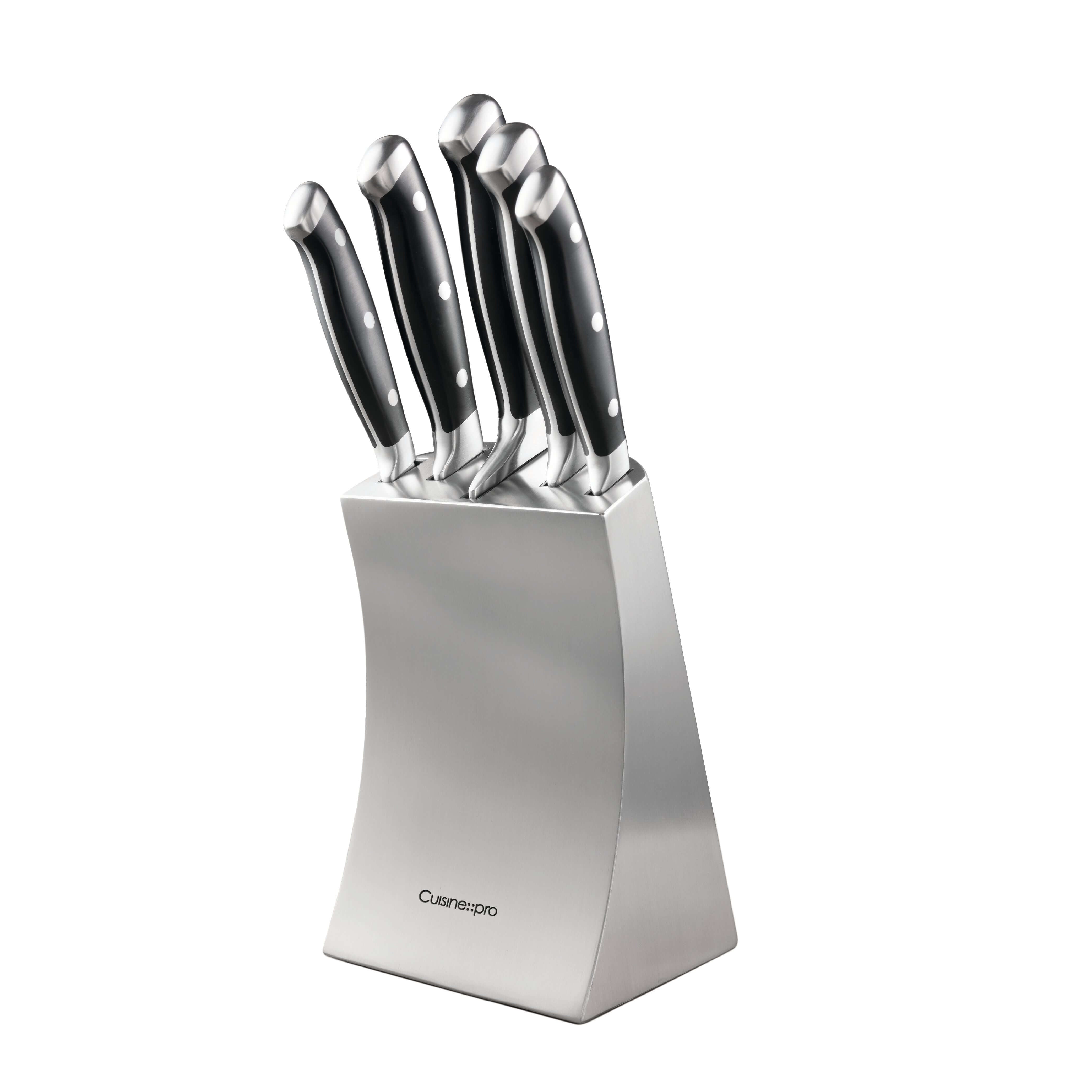 Cuisine::pro SABRE 9-Piece Stainless Steel Knife Set with Knife