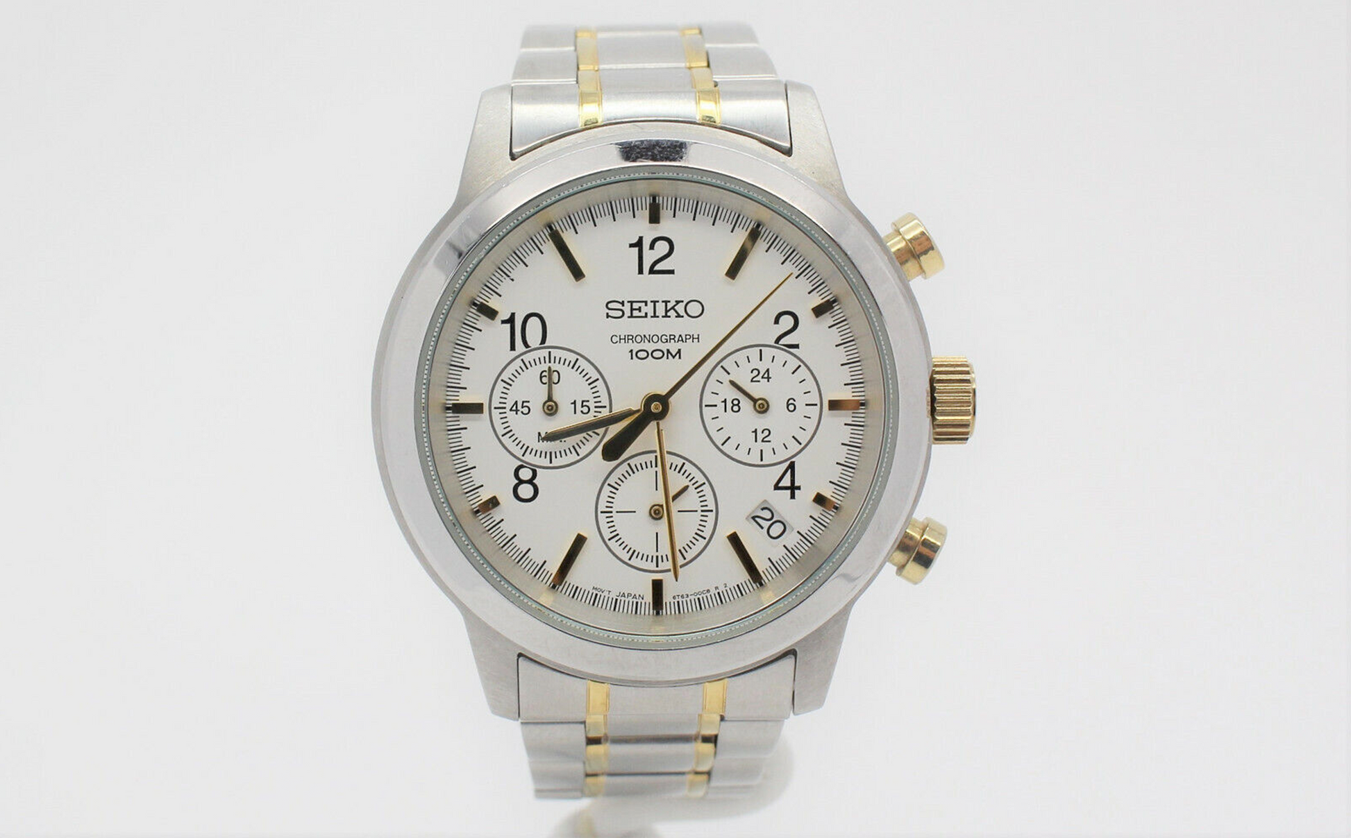 Seiko Chronograph 100M 6T63-00A0 Quartz Watch – Providence Pawn