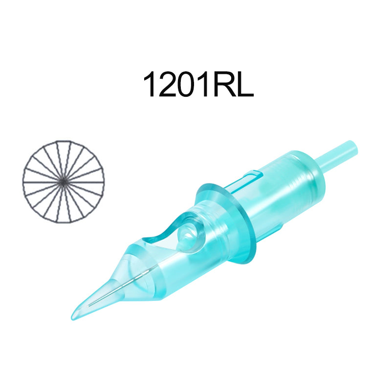 Buy Professional 10Pcs Cartridges Disposable Tattoo Needles 035mm for  Tattoo Artists Box of 10 Round Magnum and Round Liner 1205RL Online at  desertcartINDIA