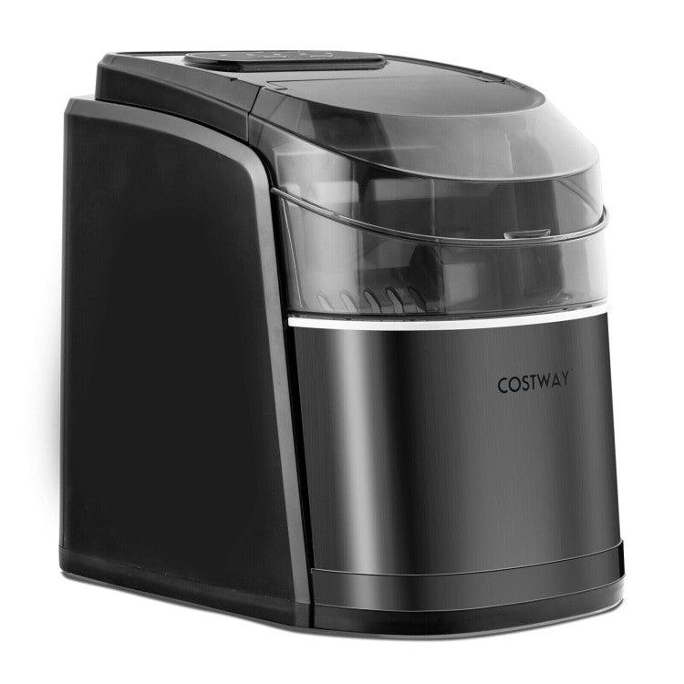 LazyCool™ Countertop Ice Maker 26.5lbs/Day with Self-Cleaning Function and Flip Lid