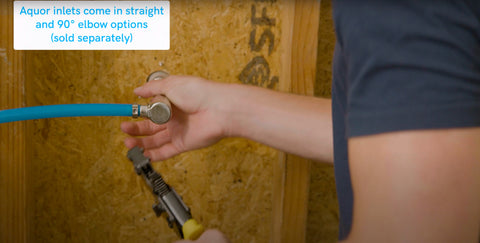 Complete the connection with a PEX crimp tool