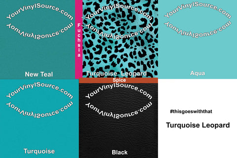 Turquoise Leopard matches