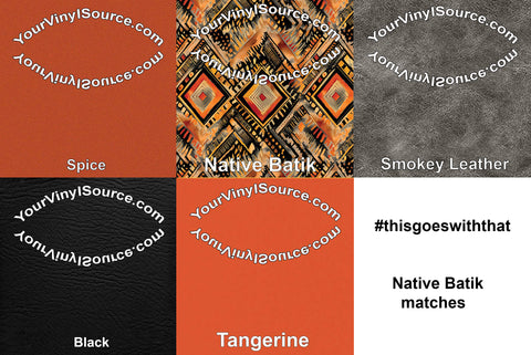 #thisgoeswiththat Native Batik matches