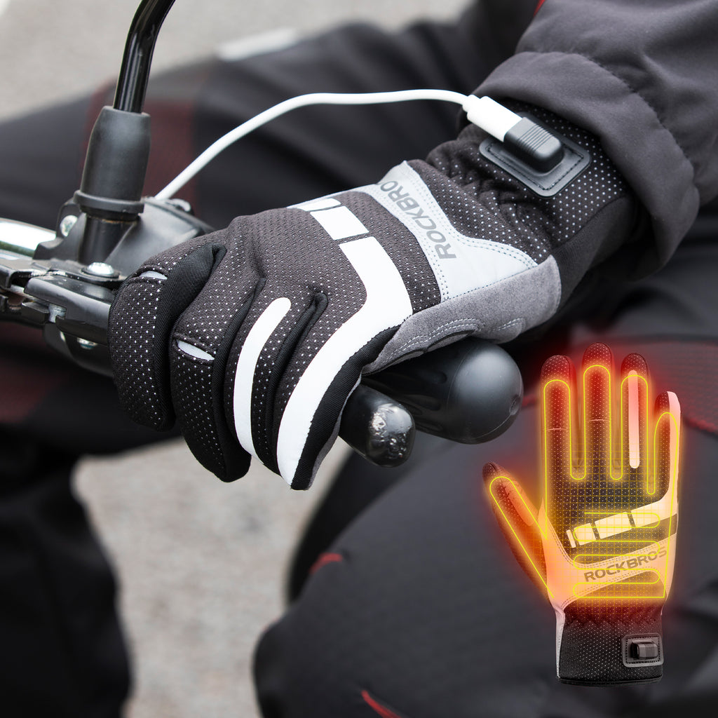 電熱グローブ バイク USB バイク用 充電式 電熱 手袋 tn-144