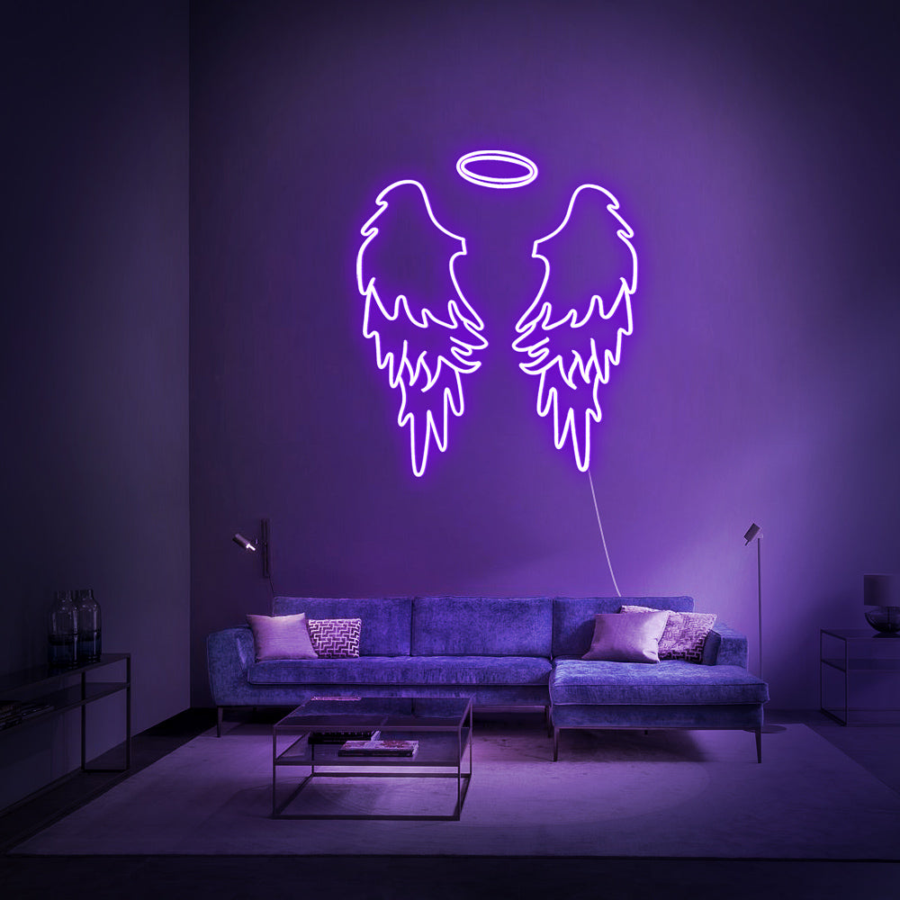 led wings for wall