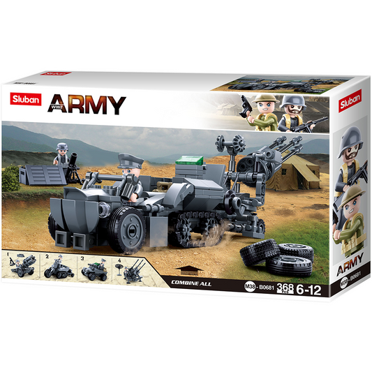 WW2 M5 Stuart Light Tank Building Brick Kit (344 pcs) – Texas Toy  Distribution