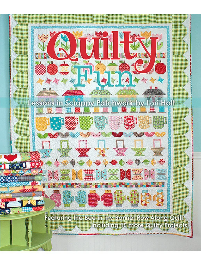 Merrily We Quilt Along - It's here!! Lori Holts SCRAPPINESS IS HAPPINESS  book!! Get your copy today!   happiness