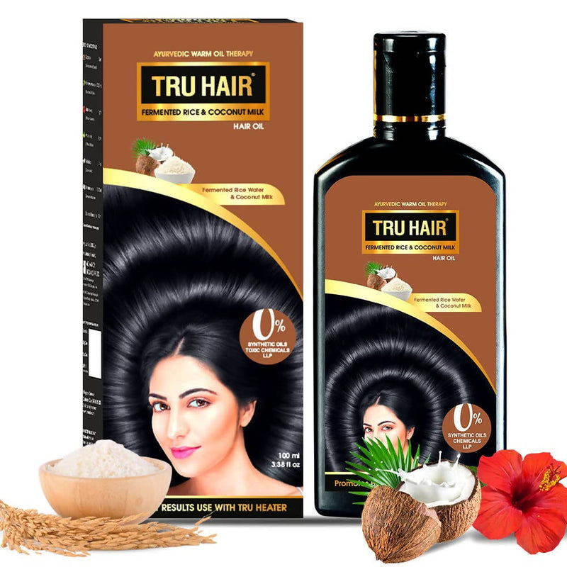 Tru Hair Fermented Rice  Coconut Milk Hair Oil