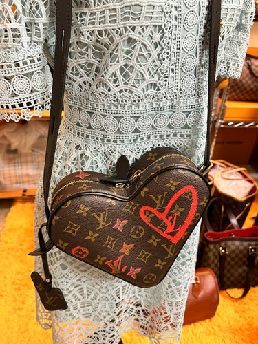 Louis Vuitton Coeur Heart Bag Game On Monogram in Coated Canvas