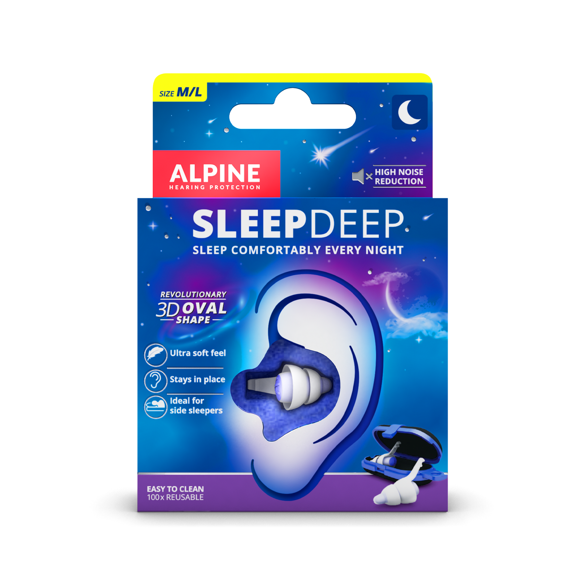 oor Brig Direct Alpine SleepDeep slaapoordoppen voor een betere nachtrust – Alpine Hearing  Protection