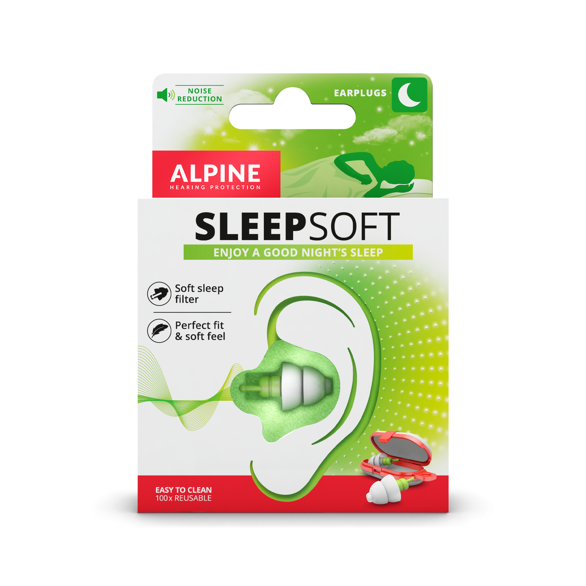 verzending excuus Voorwoord Alpine SleepSoft oordoppen voor een betere nachtrust en slaapcomfort –  Alpine Hearing Protection