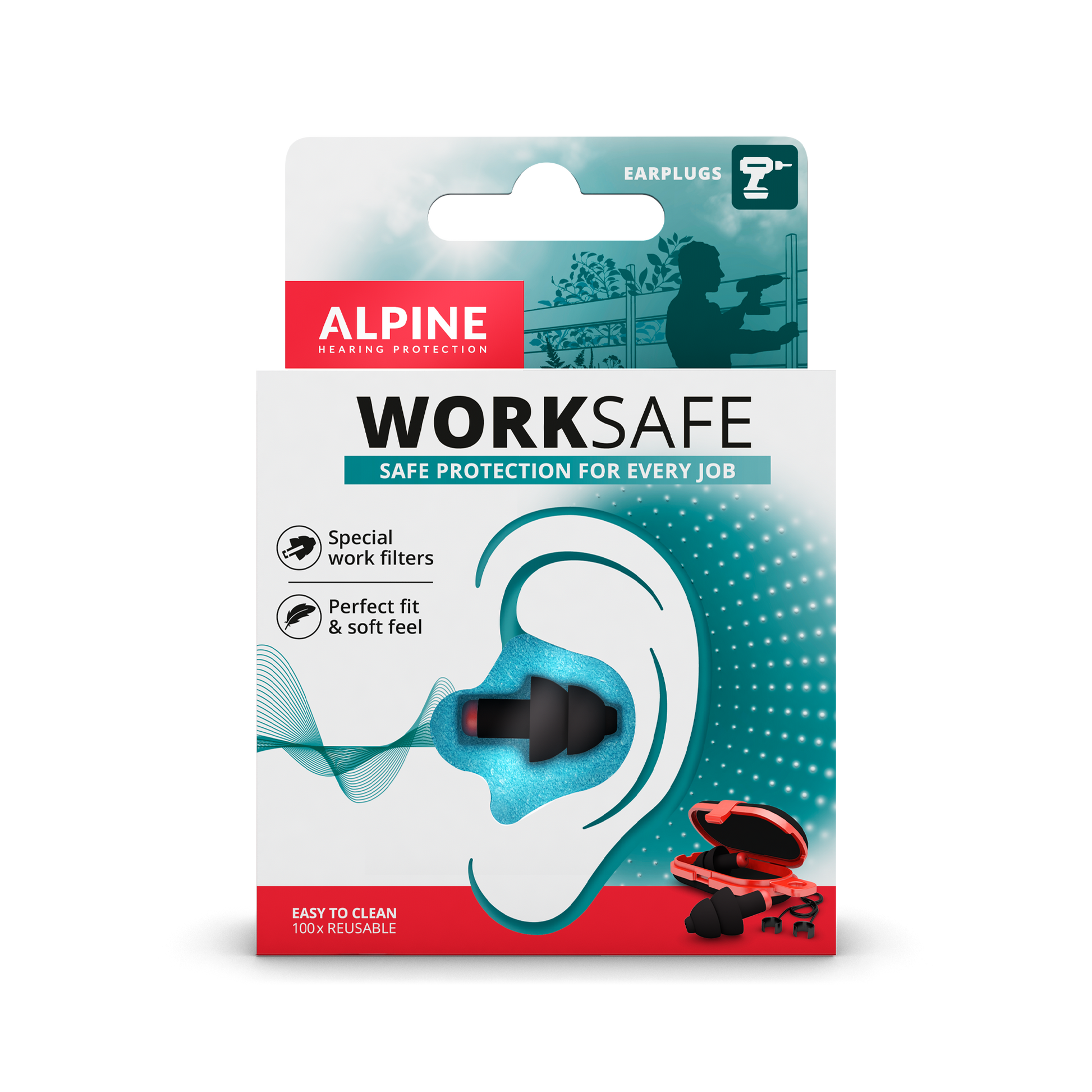 Naar Cerebrum Verval Alpine WorkSafe oordoppen beschermen de oren tijdens het klussen en werk –  Alpine Hearing Protection