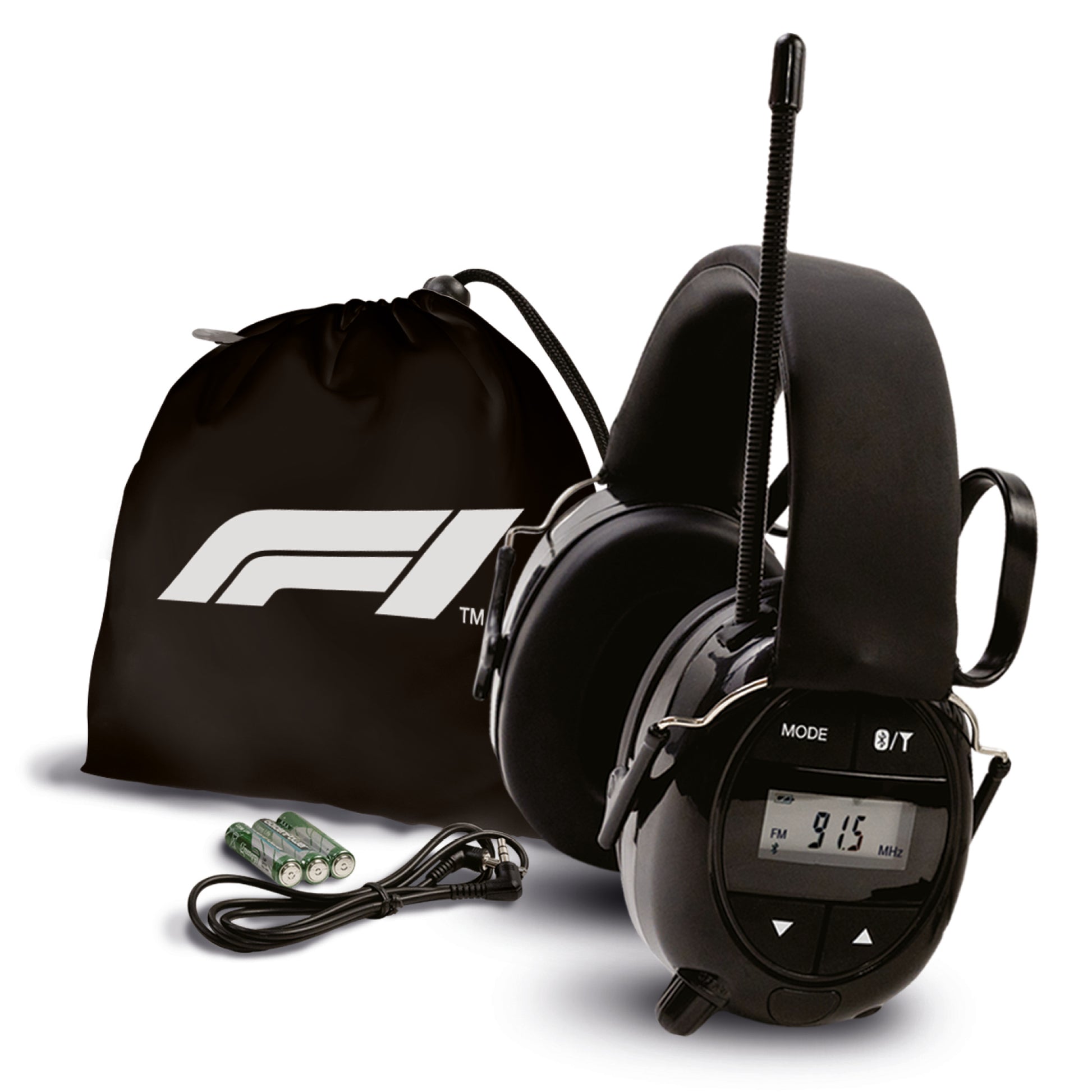 Formula 1 Radio and Bluetooth Oorkap voor gehoor bescherming en muziek tijdens favoriete – Alpine Hearing Protection