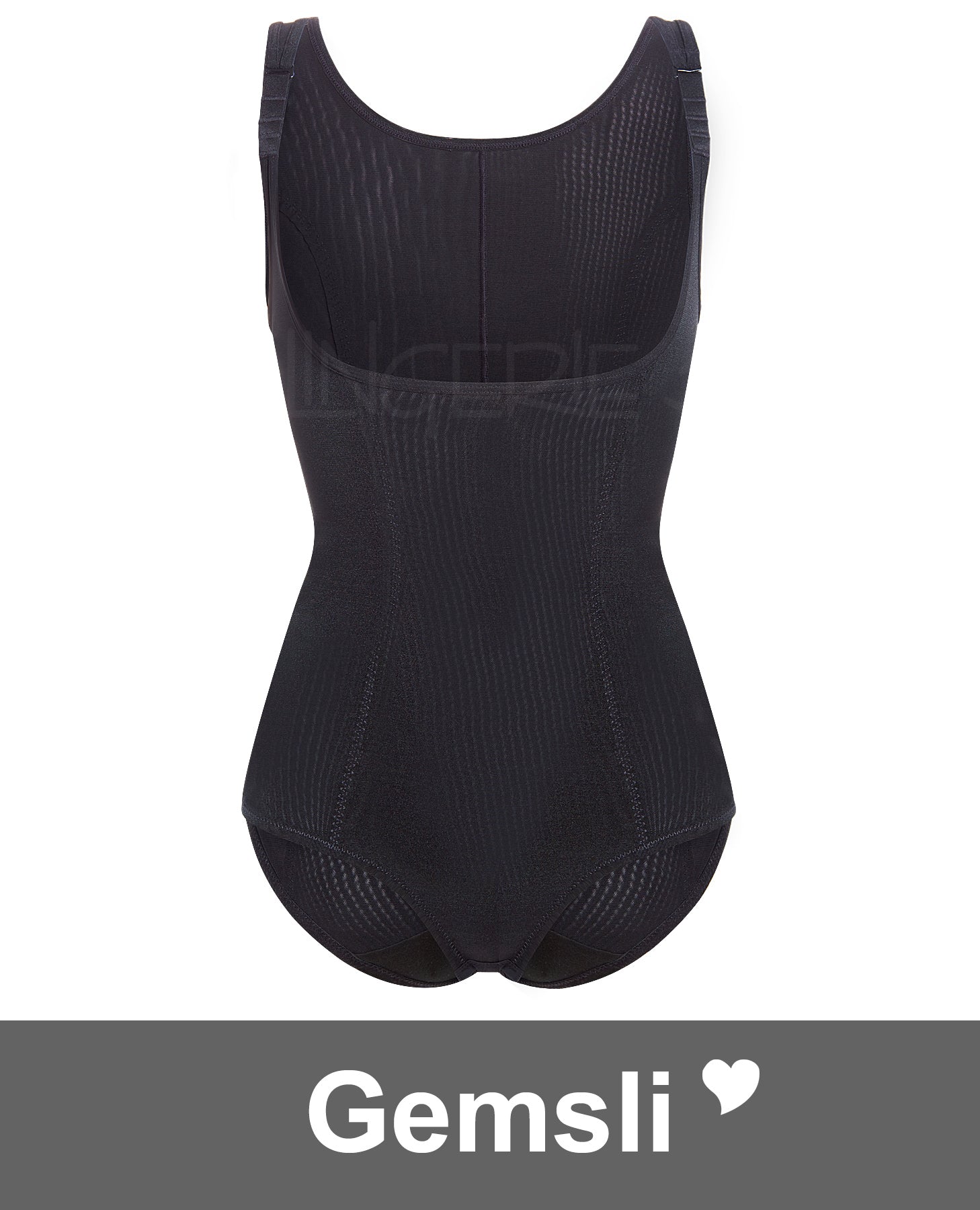 Gemsli SW109 Powermesh Frontless Body Suit Shaper