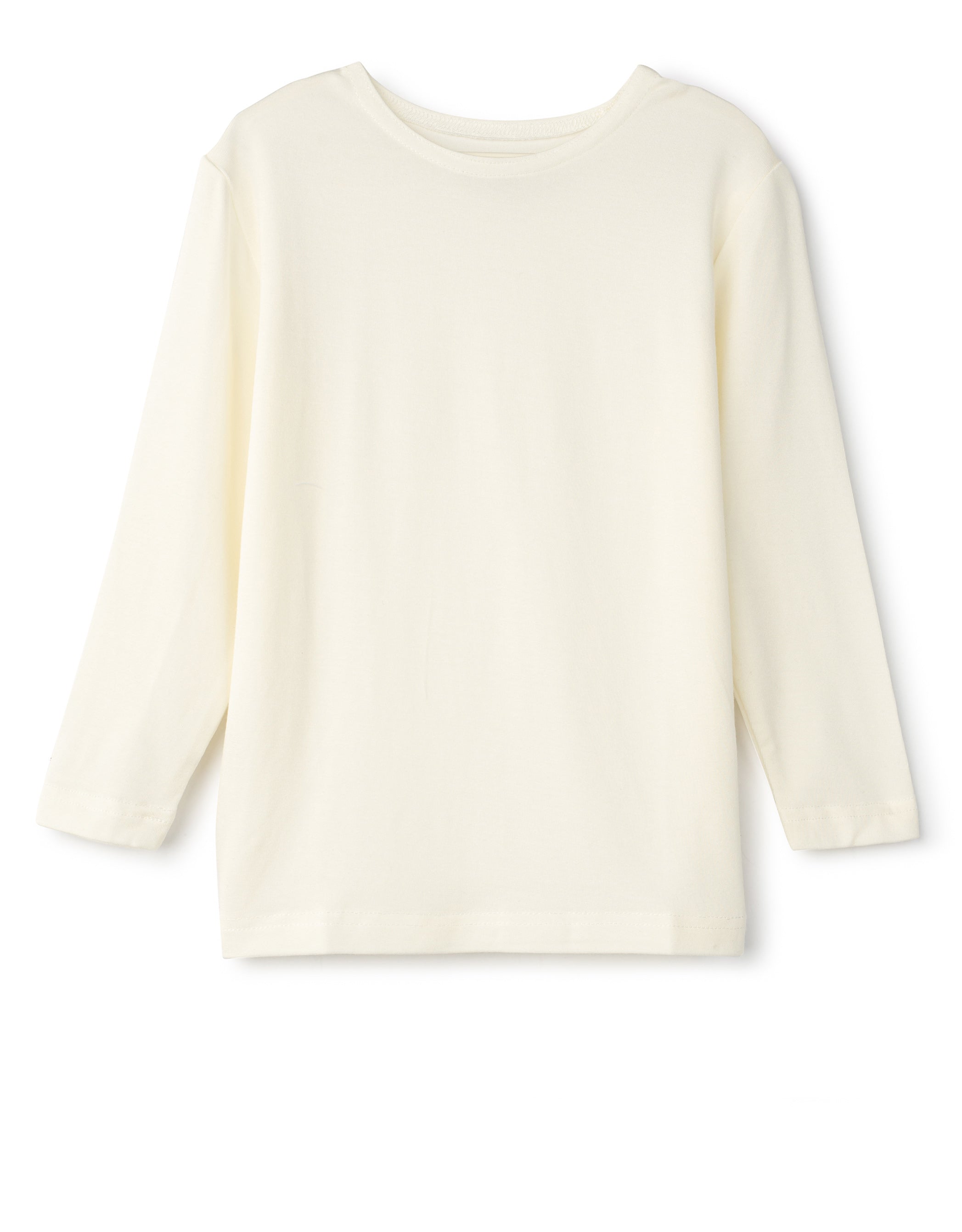 Kids Modal Long Sleeve Crew Neck Shell