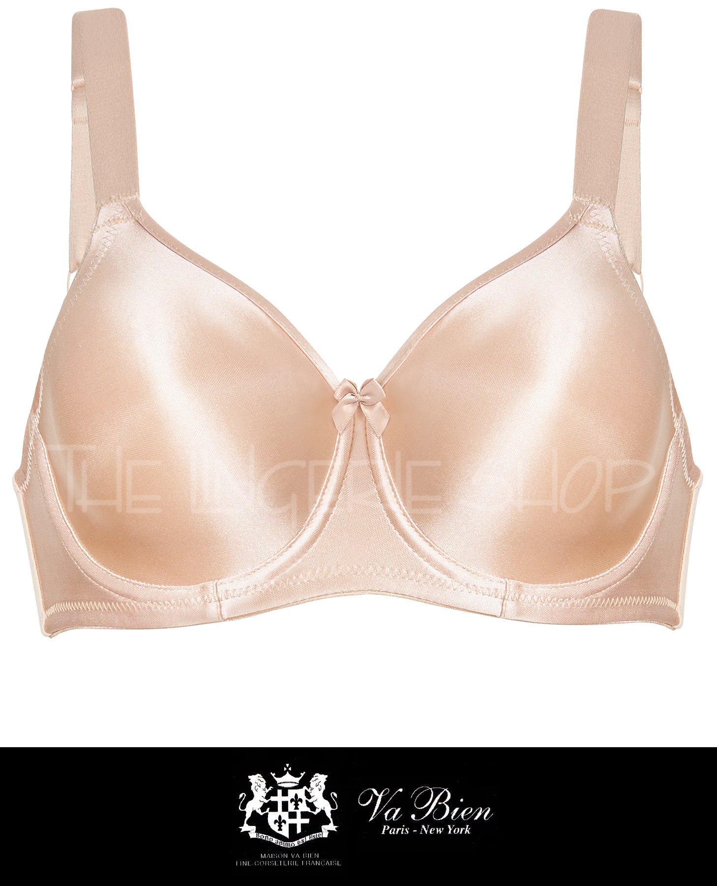 Va Bien 605 Minimizing Satin Underwire T-Shirt Bra