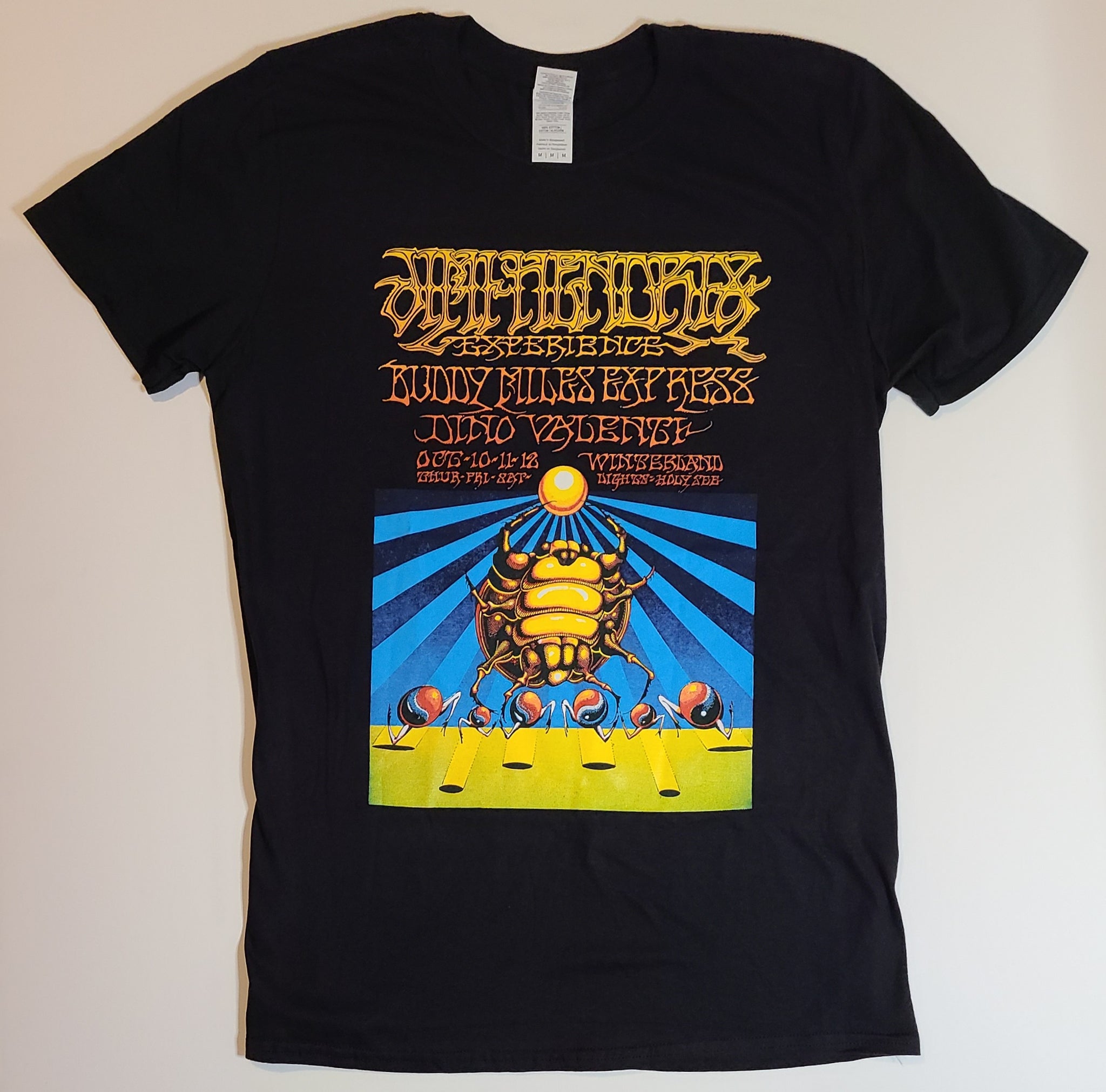 Jimi Hendrix T-Shirt, Art by Rick Griffin Scarab Winterland (Medium) N ...