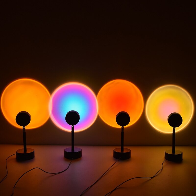 Lampe Coucher de Soleil 16 couleurs • Livraison Offerte – LampesDeChevet