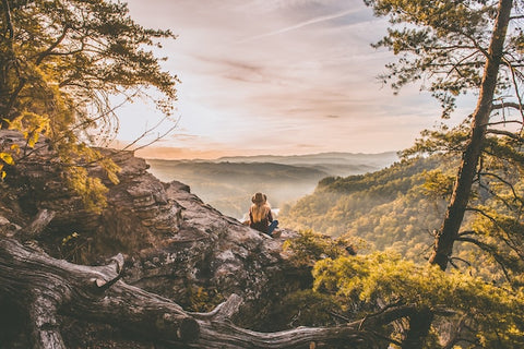 Woman in nature