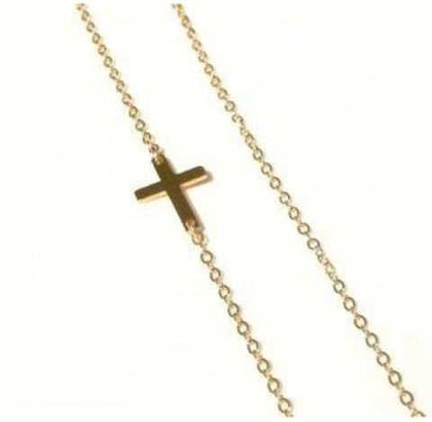 Custom Memorial Pendant with a Cross made from Heirloom Gold Wedding Band