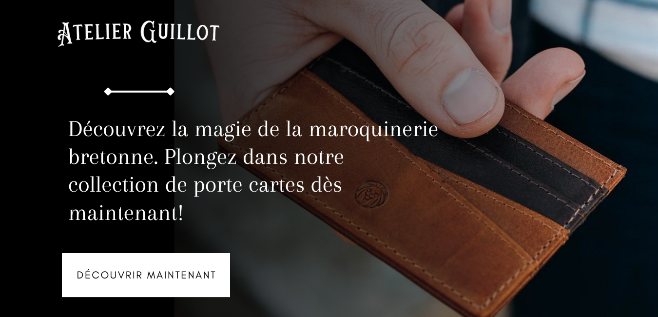 boutique de maroquinerie bretonne qui vend des porte cartes