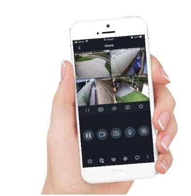 Smartphone Viewing of CCTV Security Cameras