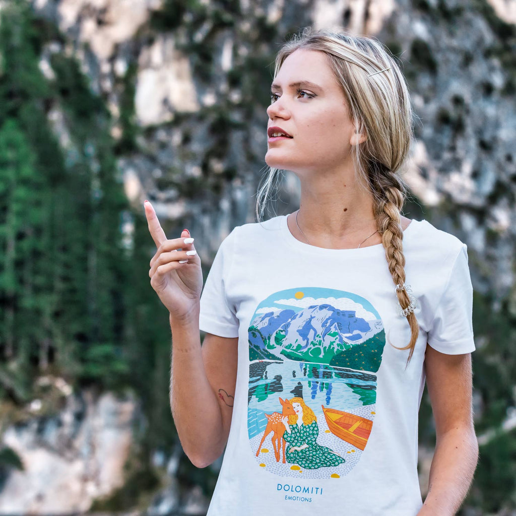 T-shirt Lago di Braies Dolomiti Emotions