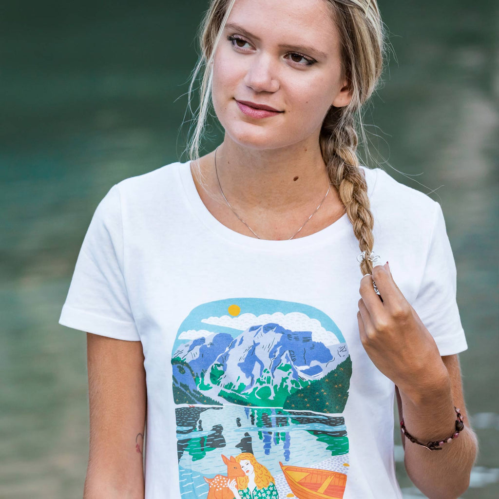 T-shirt Lago di Braies Dolomiti Emotions