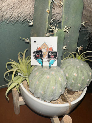 Coors Earrings - The Branded West Boutique - Coors Cooler