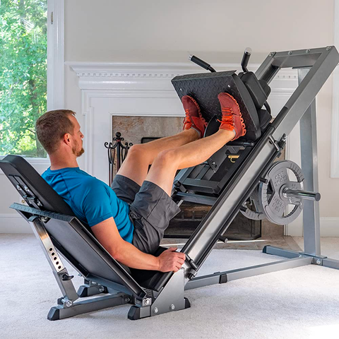 Man doing exercise for glutes