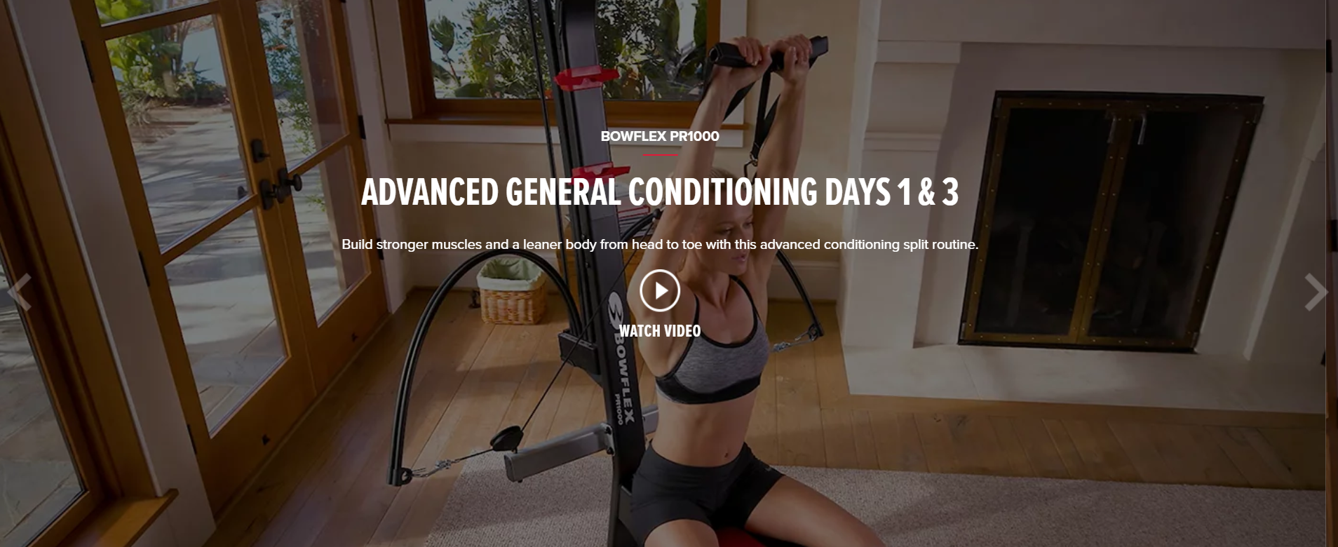 Bowflex advanced general conditioning day 1&3 YouTube video