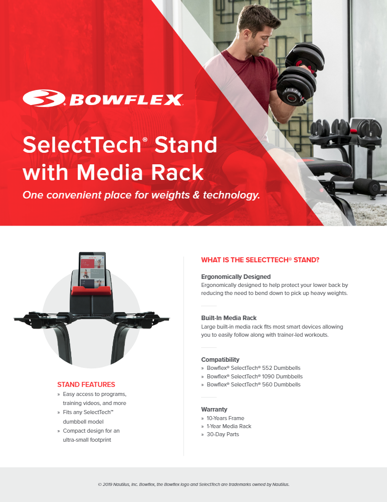 Selecttech Stand With Medai Rack