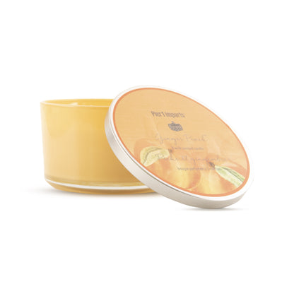 Pier 1 Ginger Peach® Filled 3-Wick Candle 14oz