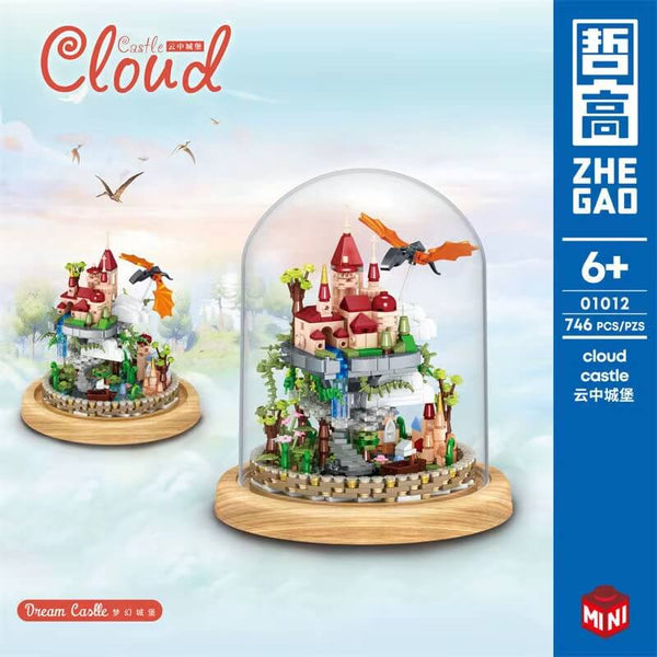 ZHEGAO 00981 Fishing Village Cabin with 1881 Pieces