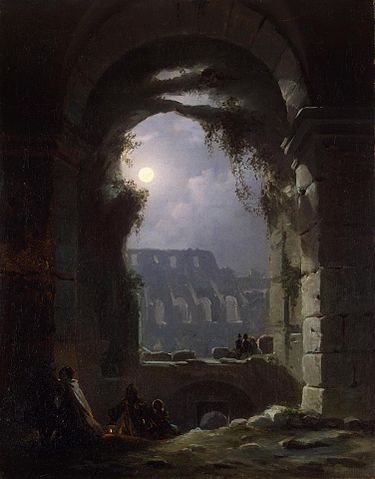 Colosseum in the Moonlight (Carl Gustav Carus, circa 1830)