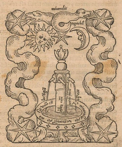 Rosarium Philosophorum Emblem 1: Fountain of the Philosophers