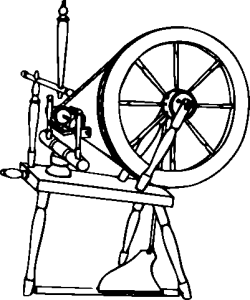 Medieval Spinning Wheel