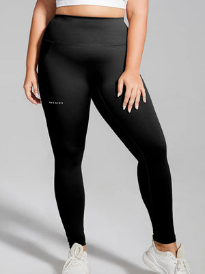 EmpowerFlex Plus-Size High-Waist Yoga Pants w/ Pockets - Thick Thigh Tribe 