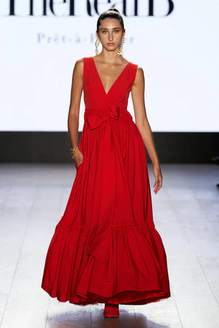 Red Maxi Dress For Valentine’s Day